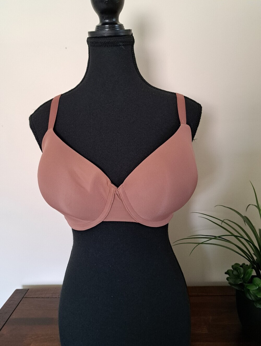 Knix Bra Womens Size 36E Brown Underwire Smooth Adjustable Neutral Contemporary